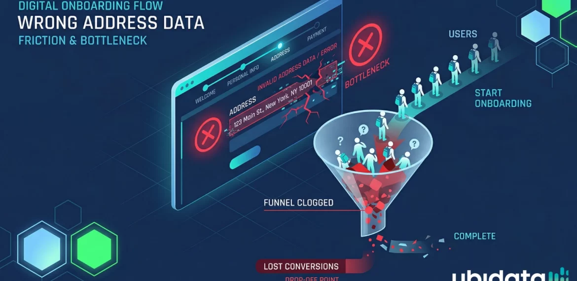 Fallos de direccion en onboarding digital