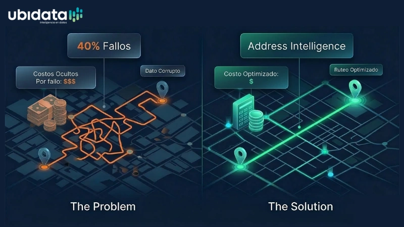 Representación de Dirección incorrecta en la ultima milla
